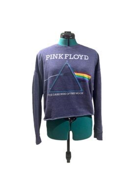 PINK Floyd cropped lightweight sweatshirt size Medium